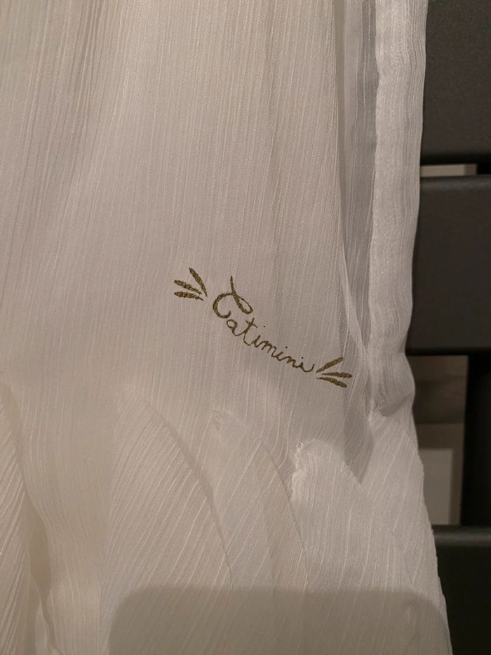 Robe blanche Catimini 10 ans - photo numéro 3