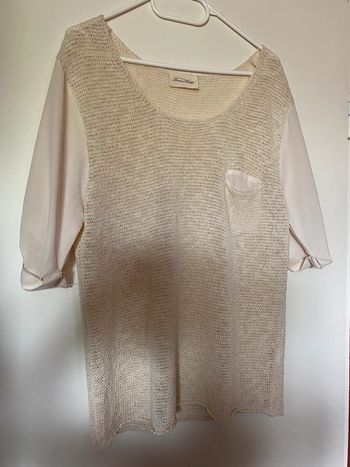 Haut american vintage beige