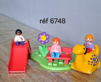 Playmobil 123 enfants et aire de jeux