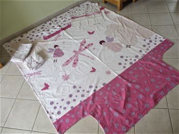 Parure de lit petites fées Becquet - Housse de couette 200 x 200