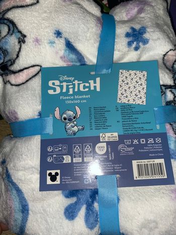 Plaid Stitch Disney neuf