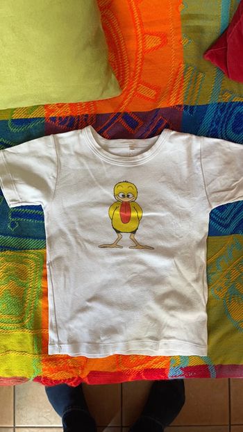 T-shirt fille manche courte petit bateau 3 ans