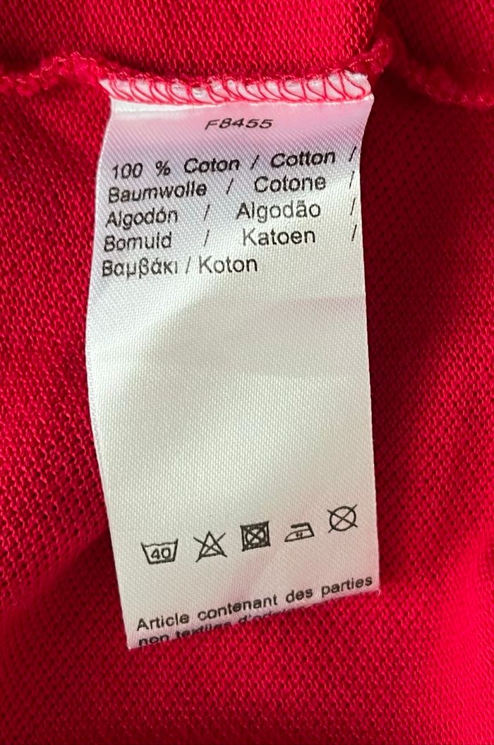 Polo lacoste rouge homme Taille M parfait état - photo numéro 10