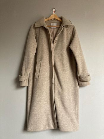 Manteau long ICHI femme beige taille 36 – très bon état