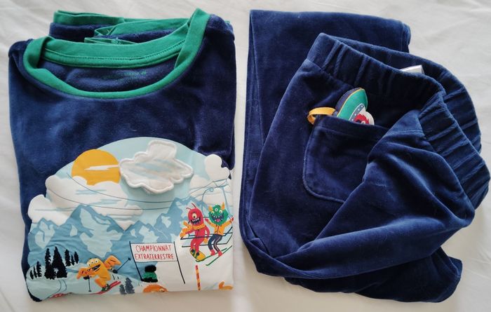 Ensemble de pijama velour