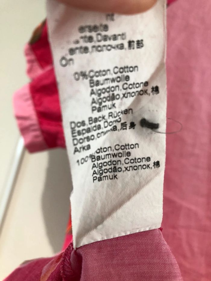 Blouse one step taille 38 couleur fuchsia - photo numéro 8