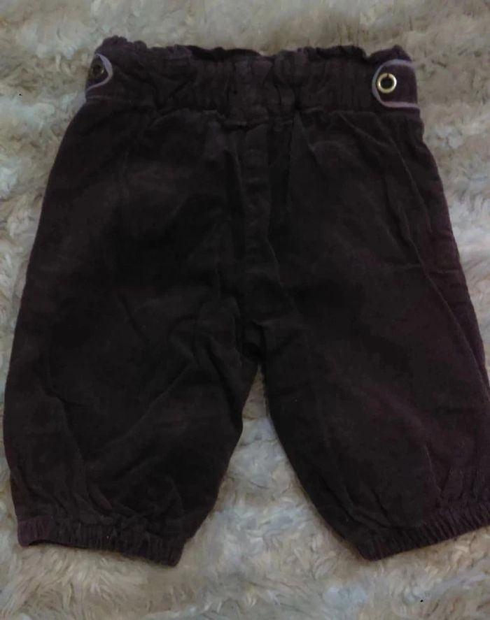 Pantalon, fille, hiver, violet 3 mois ou 60 cm - Cocoon -2 vêtements achetés le 3ème offer - photo numéro 3