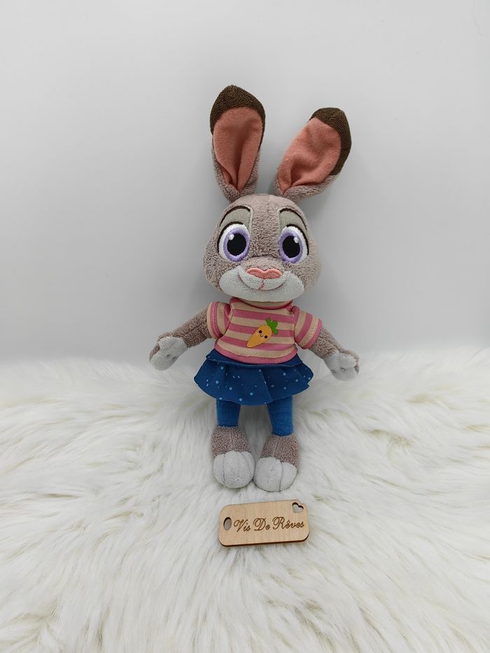 Doudou peluche Lapin Judy Hopps enfant Zootopie Disney