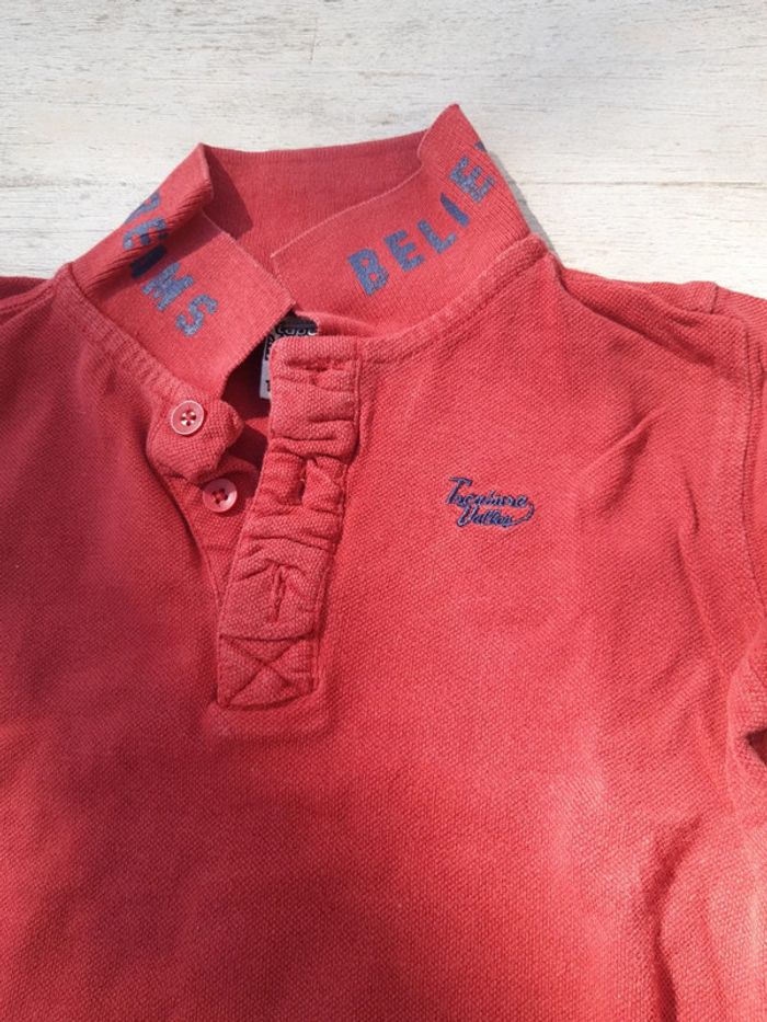 Polo rouge garcon - photo numéro 2