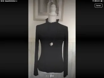 Pull col roulé fantaisie Jacqueline RIU