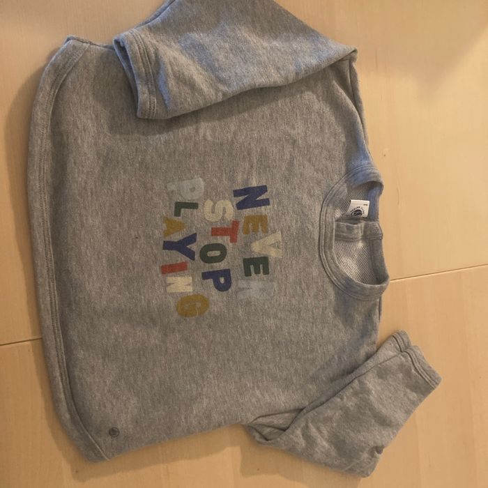 pull petit bateau « never stop playing »