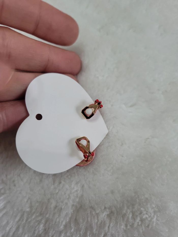 Clips petits ronds rouges - photo numéro 4