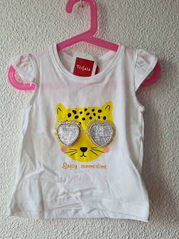 tee-shirt blanc Tissaia