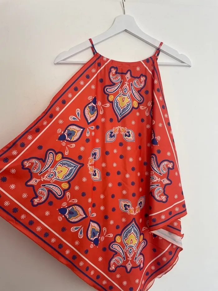 Débardeur Zara orange M - photo numéro 3