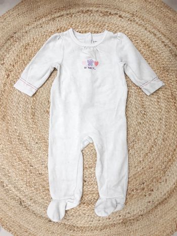 Pyjama velours Vertbaudet 9 mois