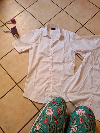 2 chemisettes blanches lafont s