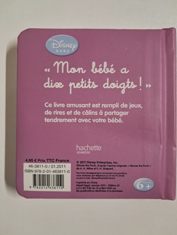 Lot 4 livres bébé Winnie l'ourson - photo numéro 9