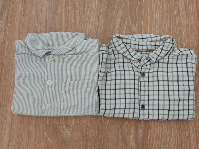 Lot chemises manches longues