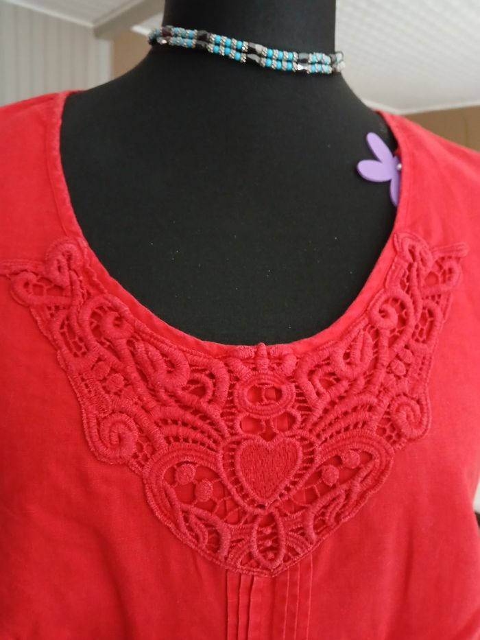 Robe 55%lin T48. - photo numéro 3