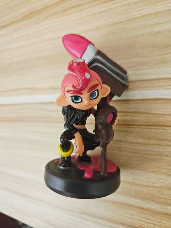 Amiibo splatoon garçon octaling rose