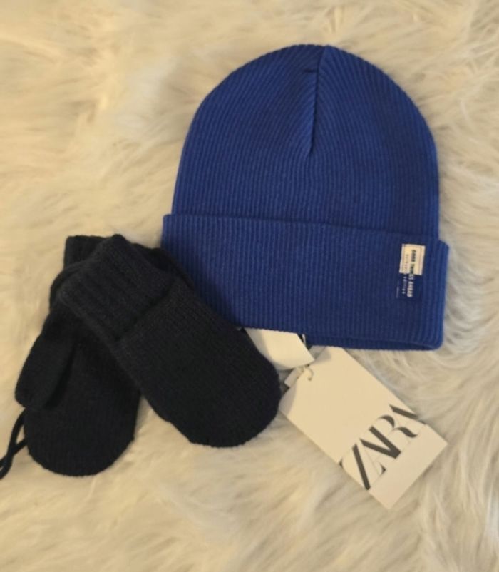 Neufs (non portés)🏷🥰🤩 bonnet et mouffles garçon 🤩🥰 - photo numéro 2