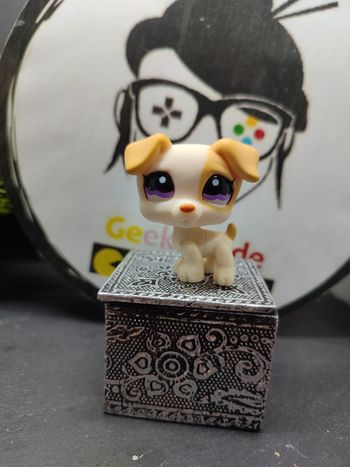 Lps01224 My Littlest Petshop Pet Shop LPS Authentic Chien Dog Jack Russel 1110