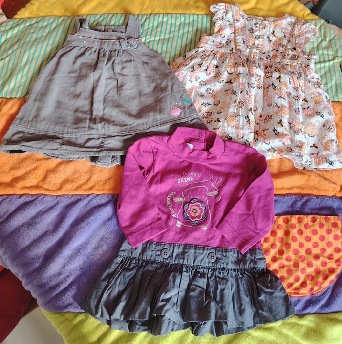 Lot de 3 robes - photo numéro 2