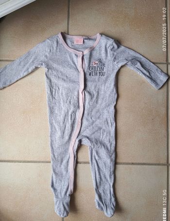 Pyjama coton taille 6 mois