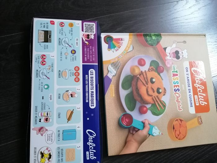 Livre chef club les tasses + emporte pièce lapin moustache étoile NEUF - photo numéro 4