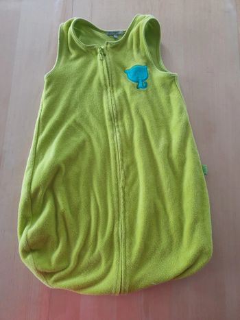 Gigoteuse turbulette bébé été fine 0- 6 mois vert anis
