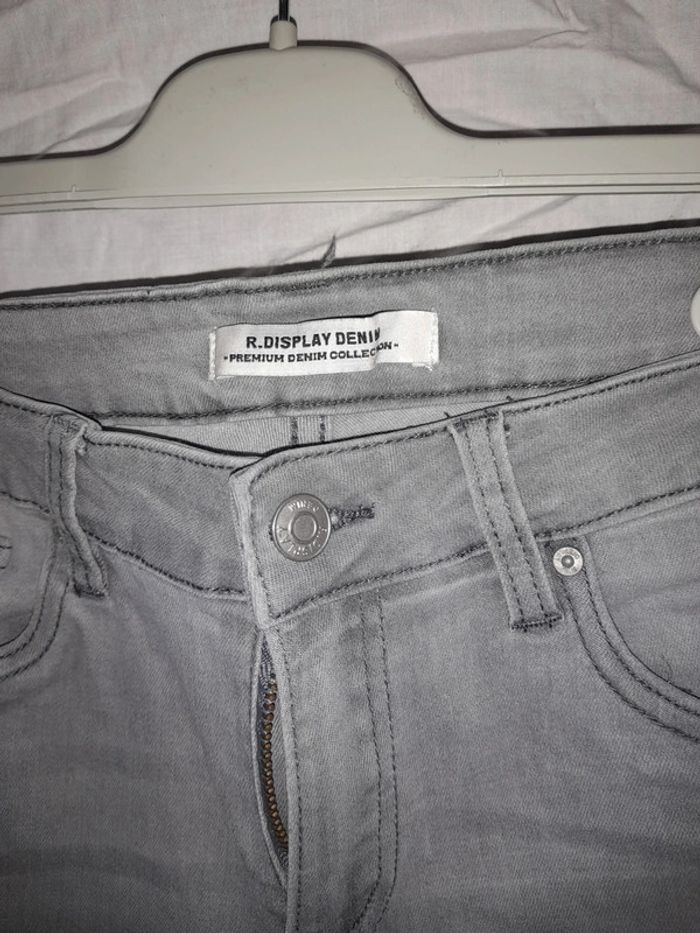 Jeans skinny gris - photo numéro 4