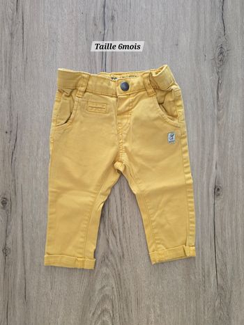 Pantalon jaune - Taille 6mois - Gémo