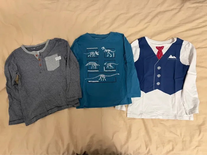 Lot t-shirt manches longues
