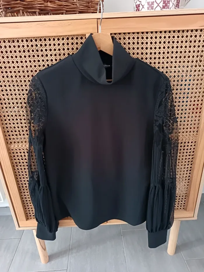 Blouse shein dentelle