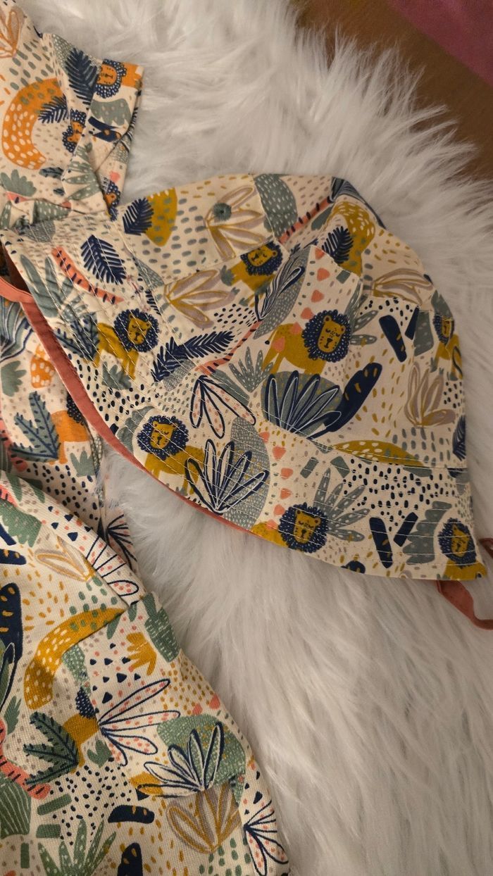 Neufs (non portés ) 💙😍ensemble teeshirt mc ,short et Bob 18mois Garçon 💙🥰 - photo numéro 3