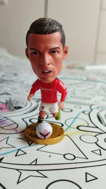 Petite figurine football neuve Cristiano Ronaldo CR7 Manchester United