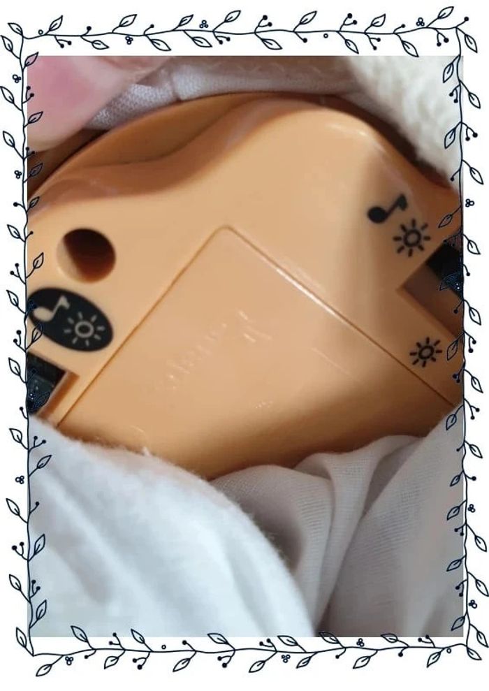 Veilleuse ourson Ouaps, electronique, très bon état mais pile à changer, 25cm - photo numéro 5