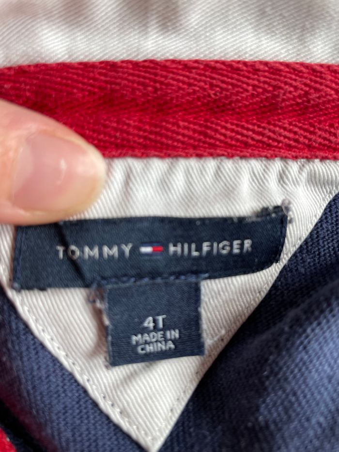 Polo manches longues garçon Tommy Hilfiger 4 ans - photo numéro 3