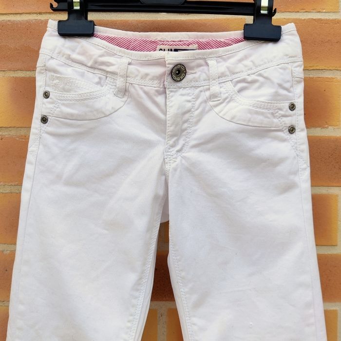 Pantalon blanc coupe droite fille 8 ans Kiabi - photo numéro 7