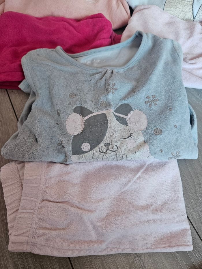Lot trois pyjama fille 10 ans - photo numéro 4