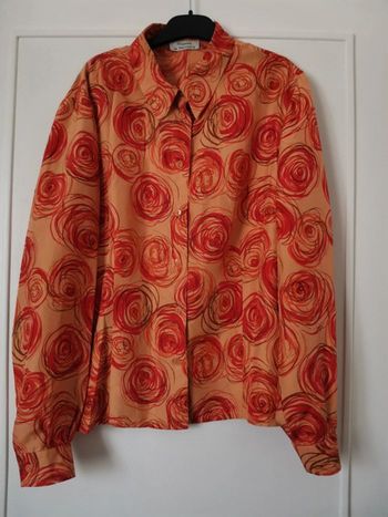 Chemise vintage en soie