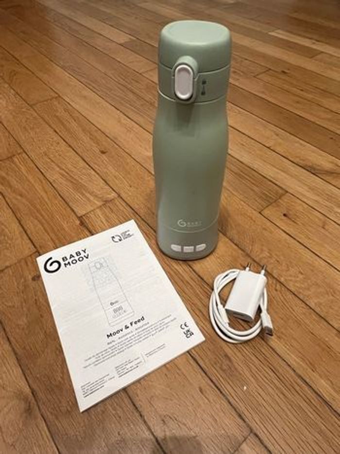 Babymoov - chauffe biberon nomade Sans Fil - Vert Sauge
