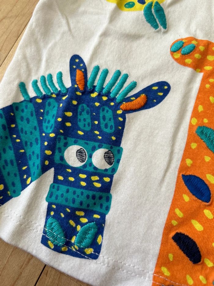 T-shirt Du pareil au Même 6 mois - photo numéro 2