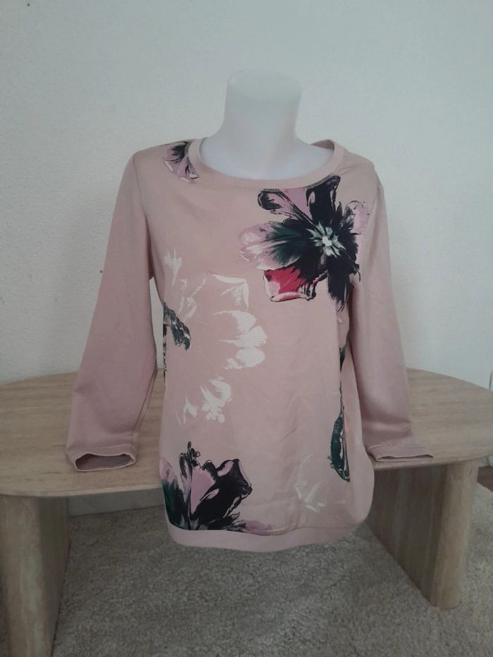 Blouse manches pull fin 💫Saint Tropez 💫fluide💫oversize 💫Taille 34