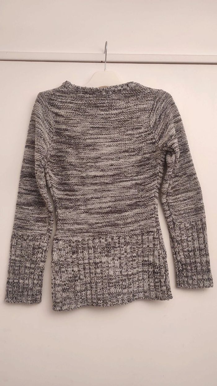 Pull gris argenté taille S - photo numéro 6