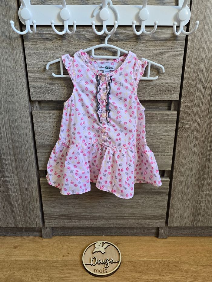 Vêtement Bébé Fille - Robe - Pomme Framboise by Orchestra - 12 mois / 74 cm - photo numéro 2