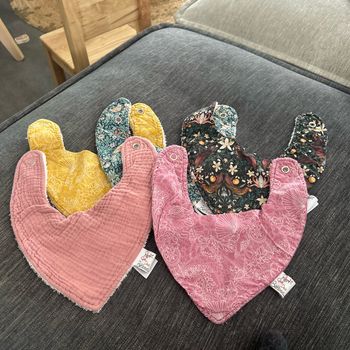 Lot de 5 bavoirs Rien que des bêtises