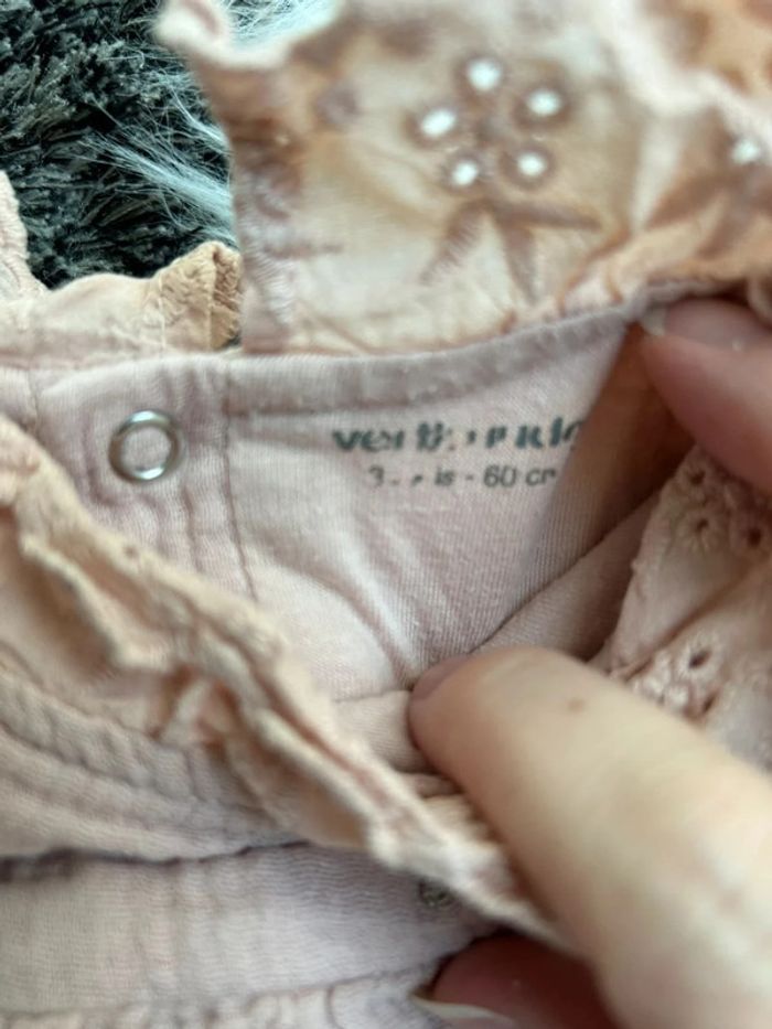 Combinaison rose - vertbaudet 3 mois - photo numéro 3