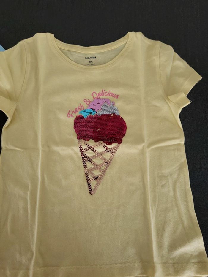 2 tee-shirts kiabi 6 ans - photo numéro 2