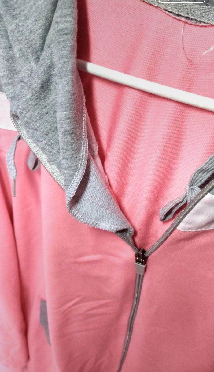 Veste longue tunique de survêtement à capuche - photo numéro 4